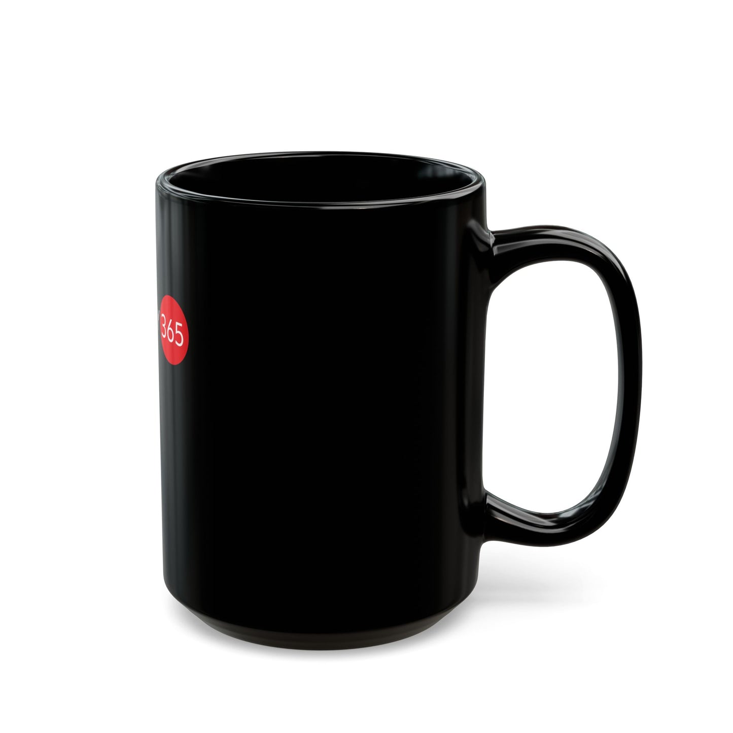 JOURNEY 365 - Black Ceramic Mug - 11oz or 15oz
