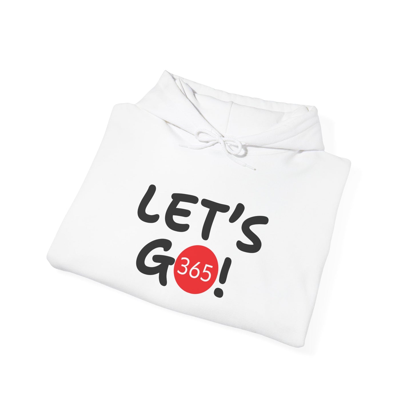 J365 - Let's Go! Unisex Hoodie - Perfect for Casual Outings, Gifts, and All Seasons, Relaxed Style, Hoodies for Everyone, Trendy Layering