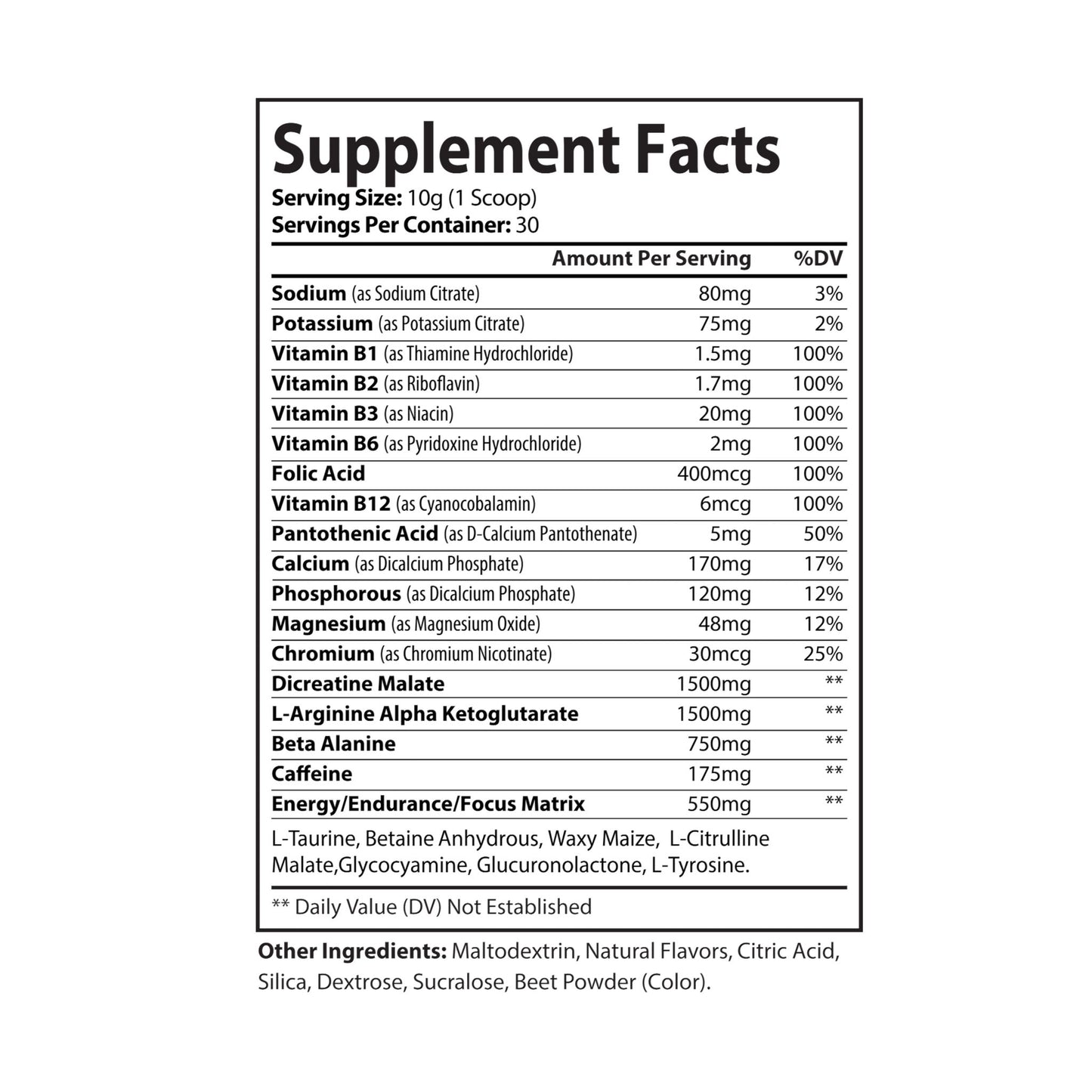 JOURNEY 365 - Pre-Workout Supplement, Watermelon (300g, 10.58oz)