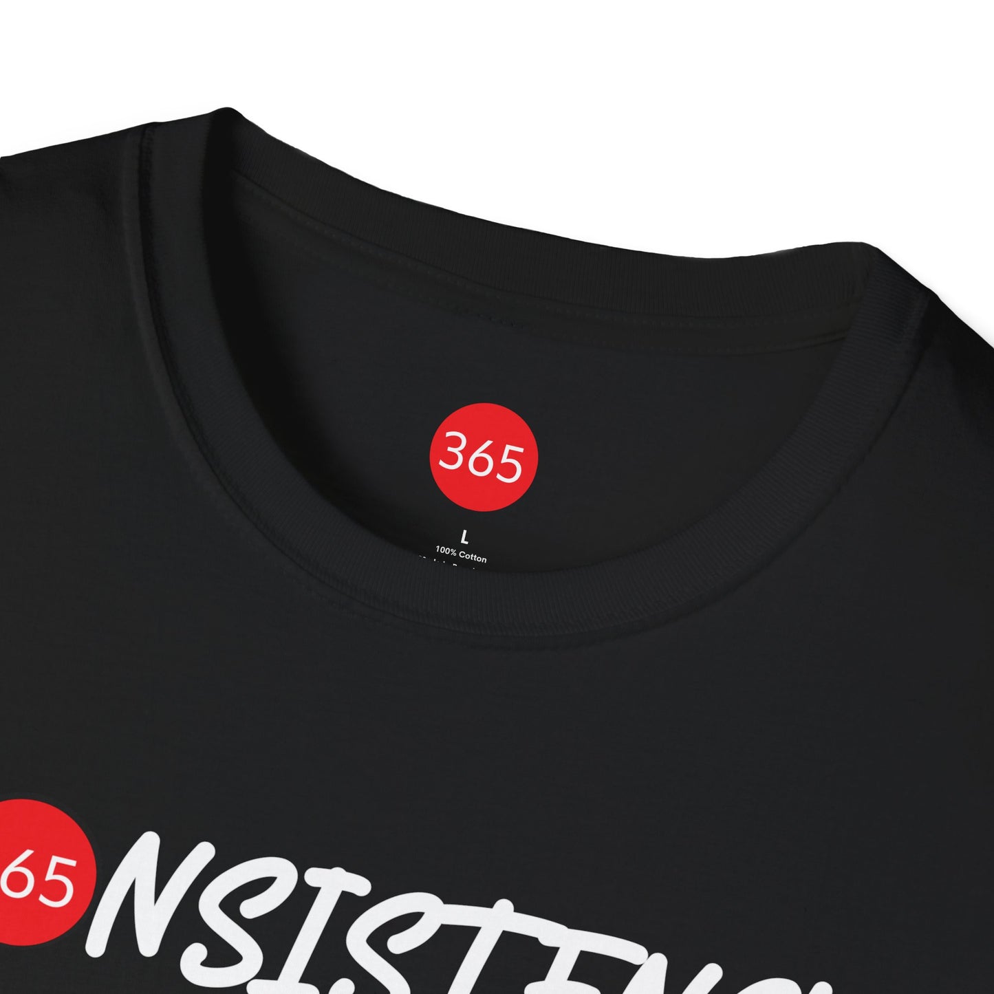 J365 - Consistency is Key! Unisex T-Shirt, Motivational Tee, Fitness Shirt, Casual Wear, Gift for Him and Her