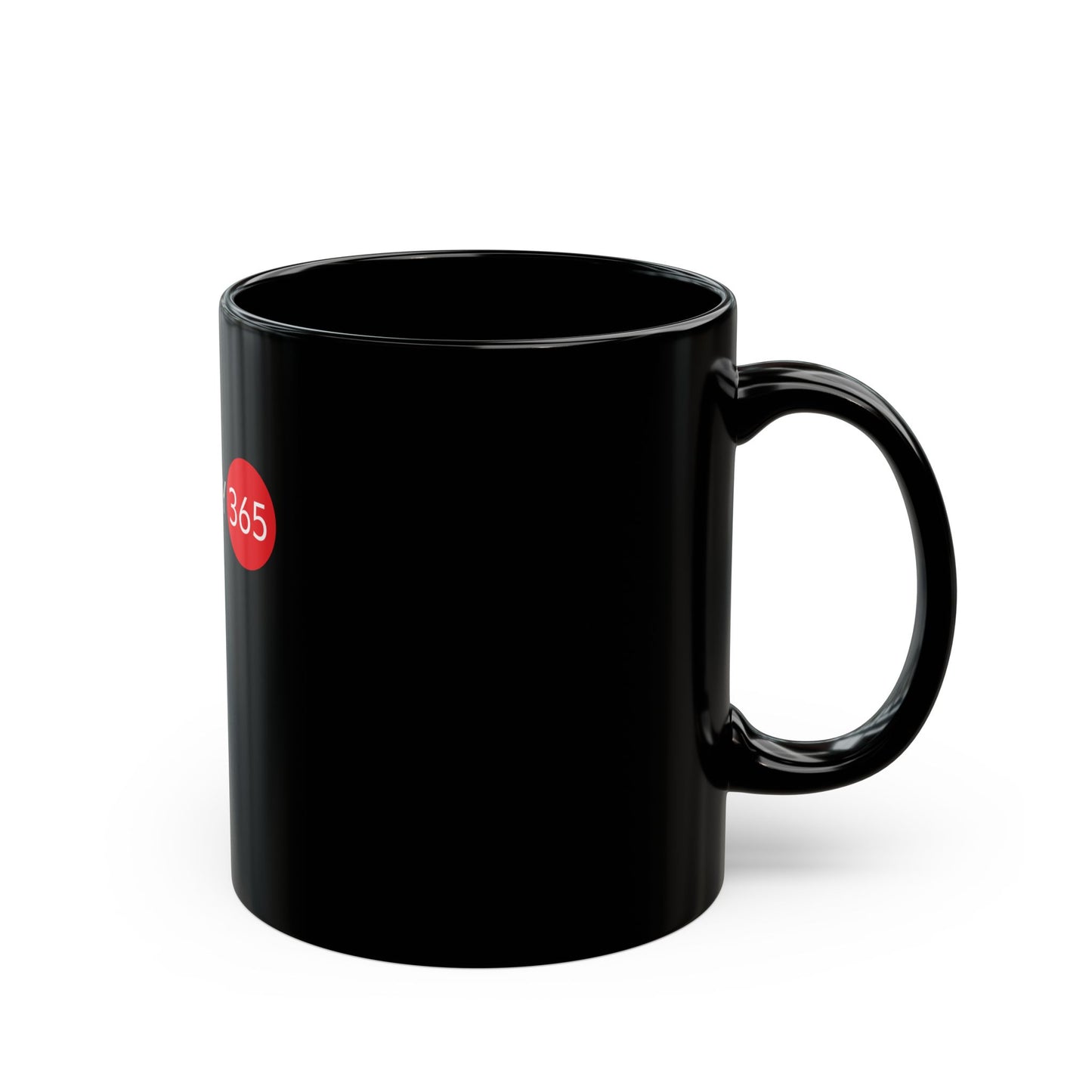 JOURNEY 365 - Black Ceramic Mug - 11oz or 15oz