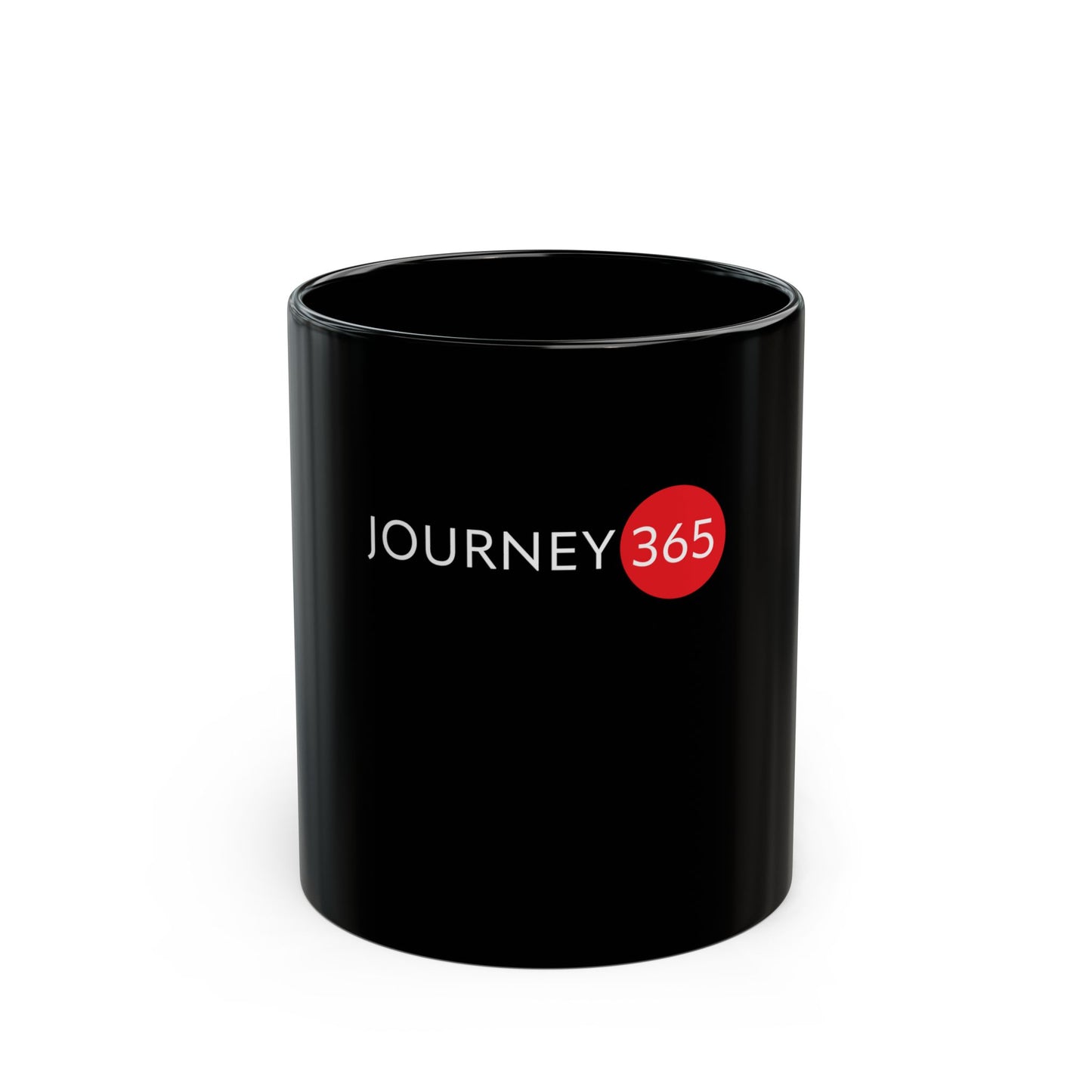 JOURNEY 365 - Black Ceramic Mug - 11oz or 15oz