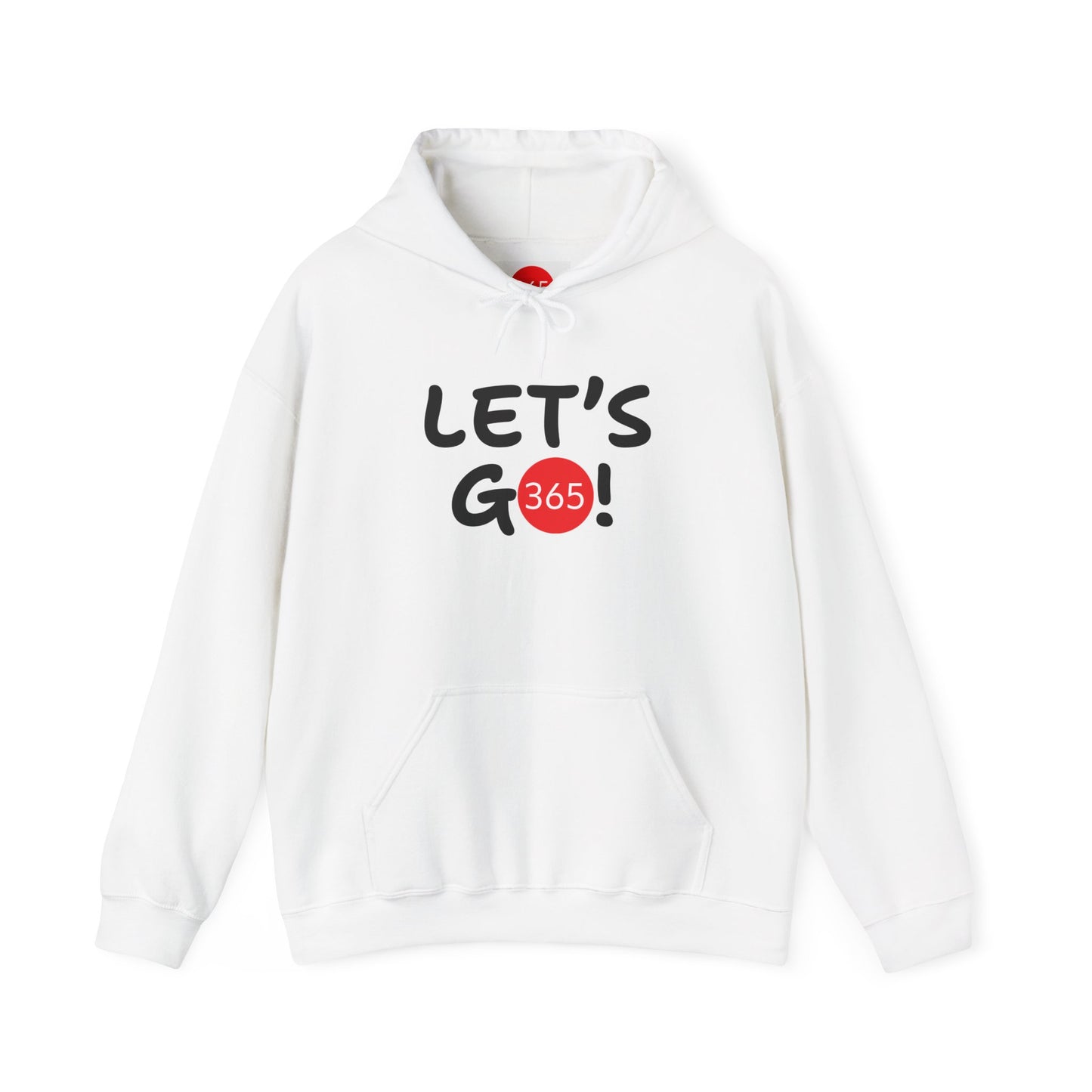 J365 - Let's Go! Unisex Hoodie - Perfect for Casual Outings, Gifts, and All Seasons, Relaxed Style, Hoodies for Everyone, Trendy Layering