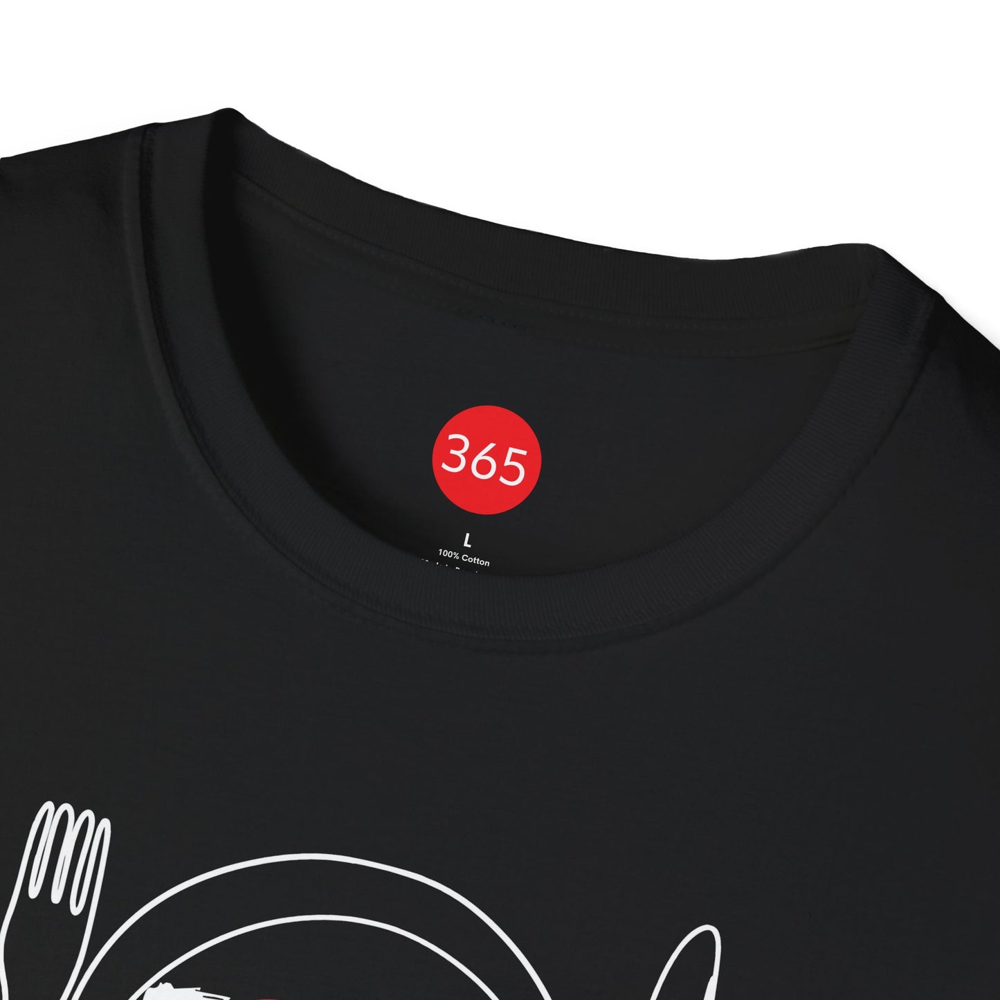 J365 - Food in 15!  Unisex T-Shirt, Motivational Tee, Fitness Shirt, Casual Wear, Gift for Him and Her