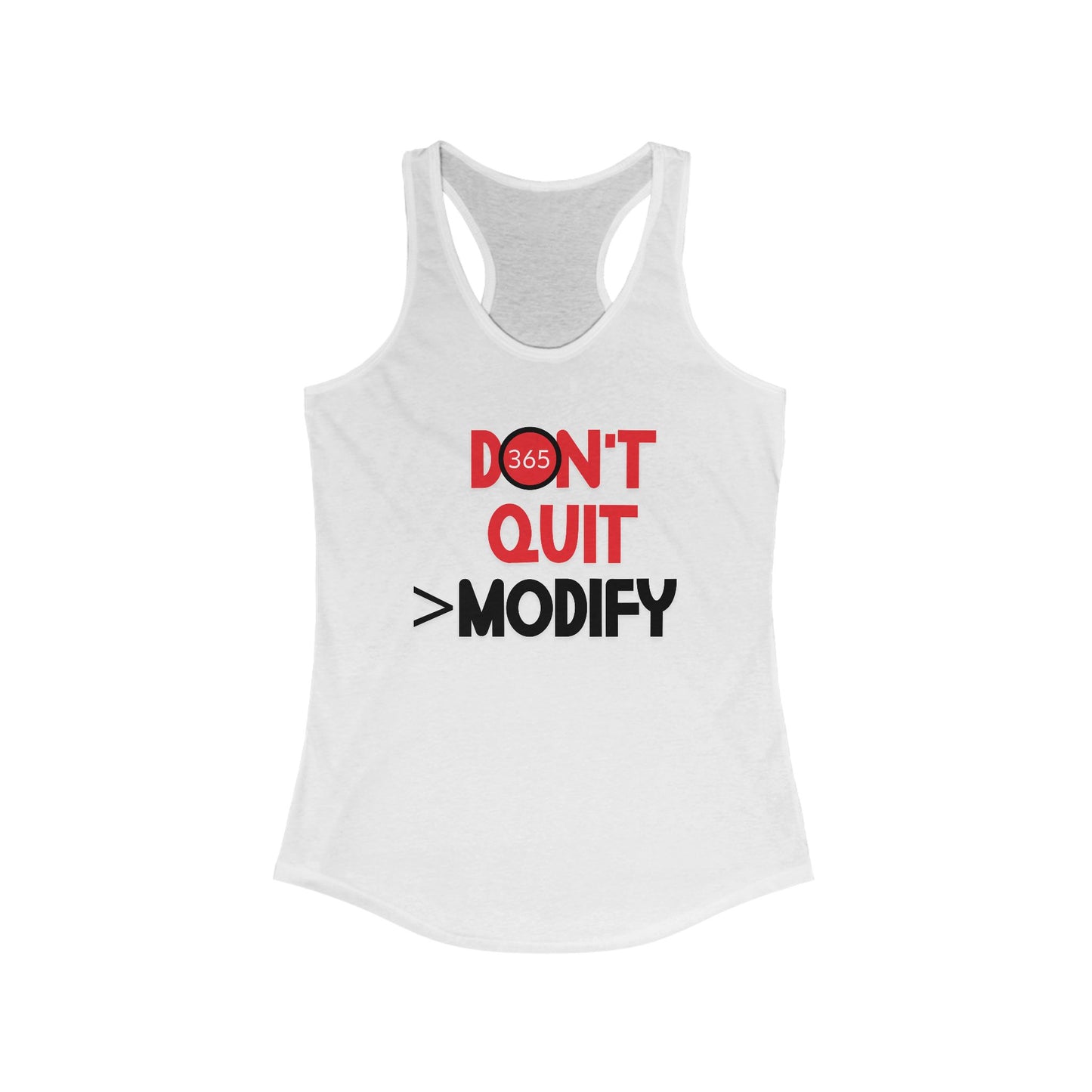 J365 Don't Quit - Women's Racerback Tank - Fitness Apparel