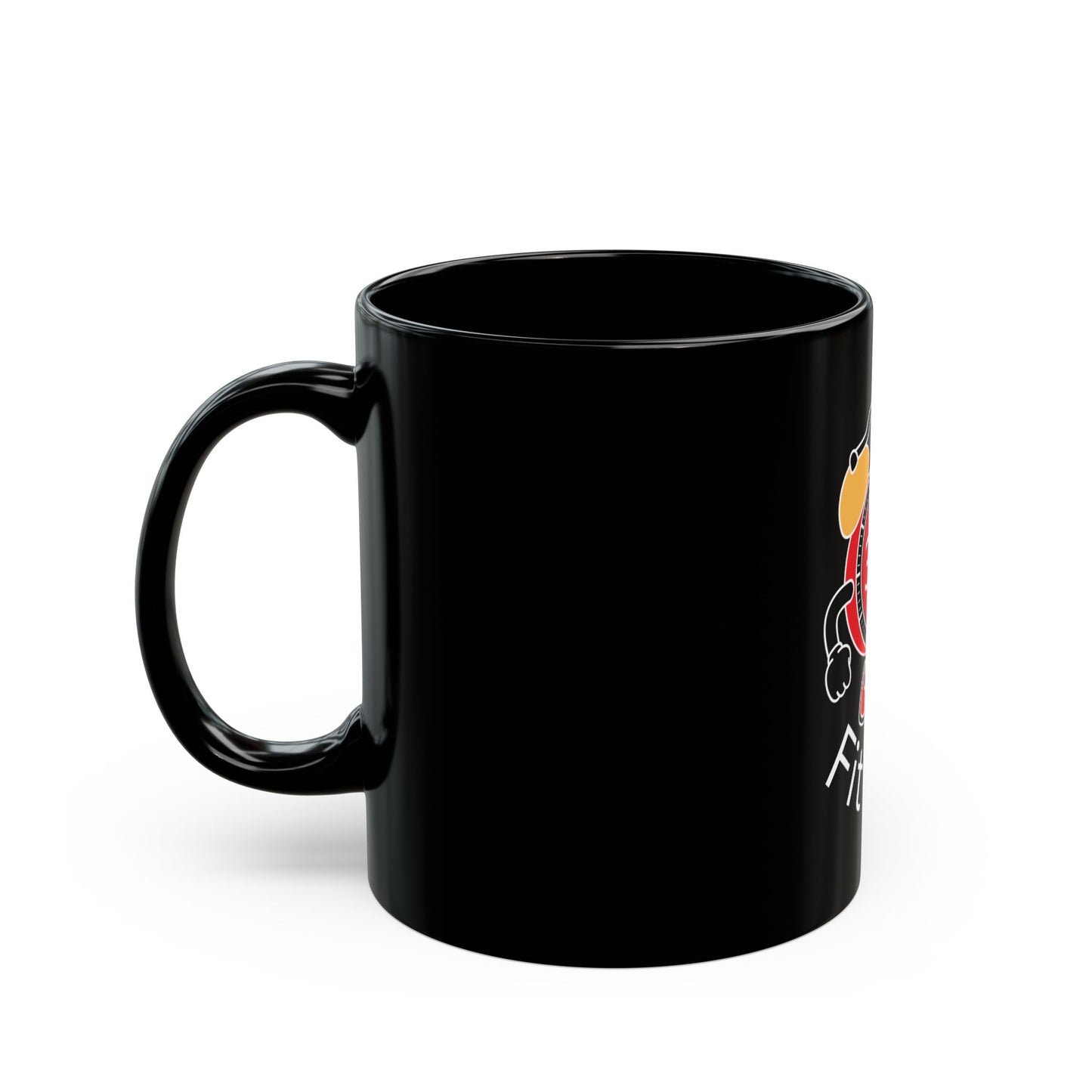 J365 - Fit in 15! - Black Ceramic Mug - 11oz or 15oz
