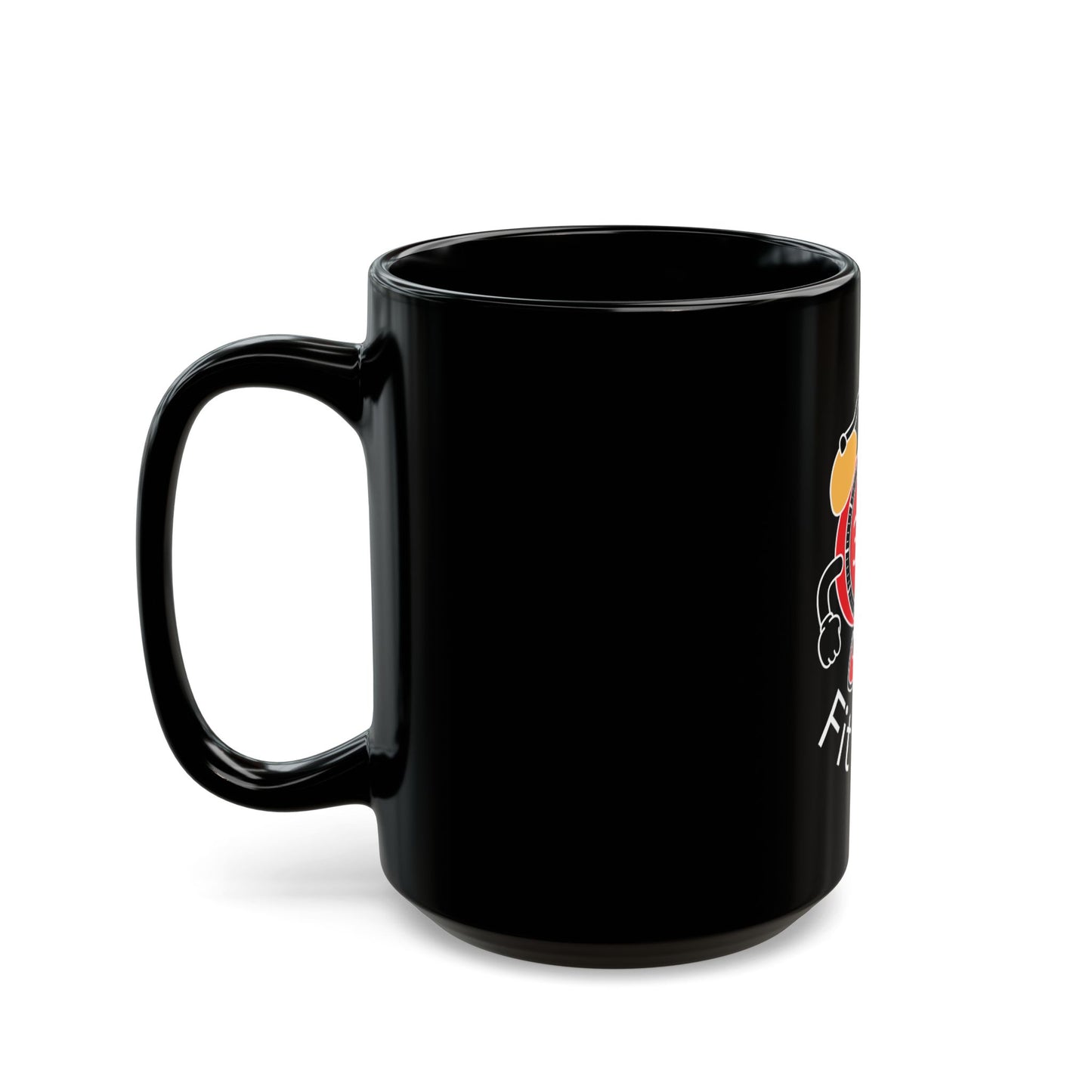 J365 - Fit in 15! - Black Ceramic Mug - 11oz or 15oz