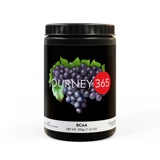 JOURNEY 365 - BCAA Supplement, Grape (325g, 11.46oz, 50 servings)