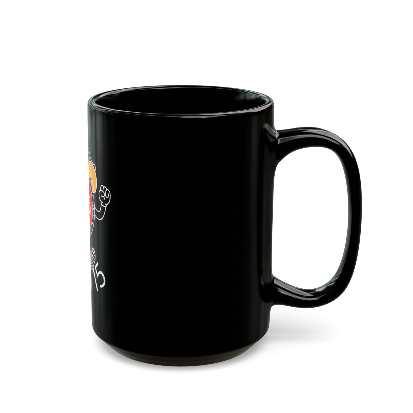 J365 - Fit in 15! - Black Ceramic Mug - 11oz or 15oz
