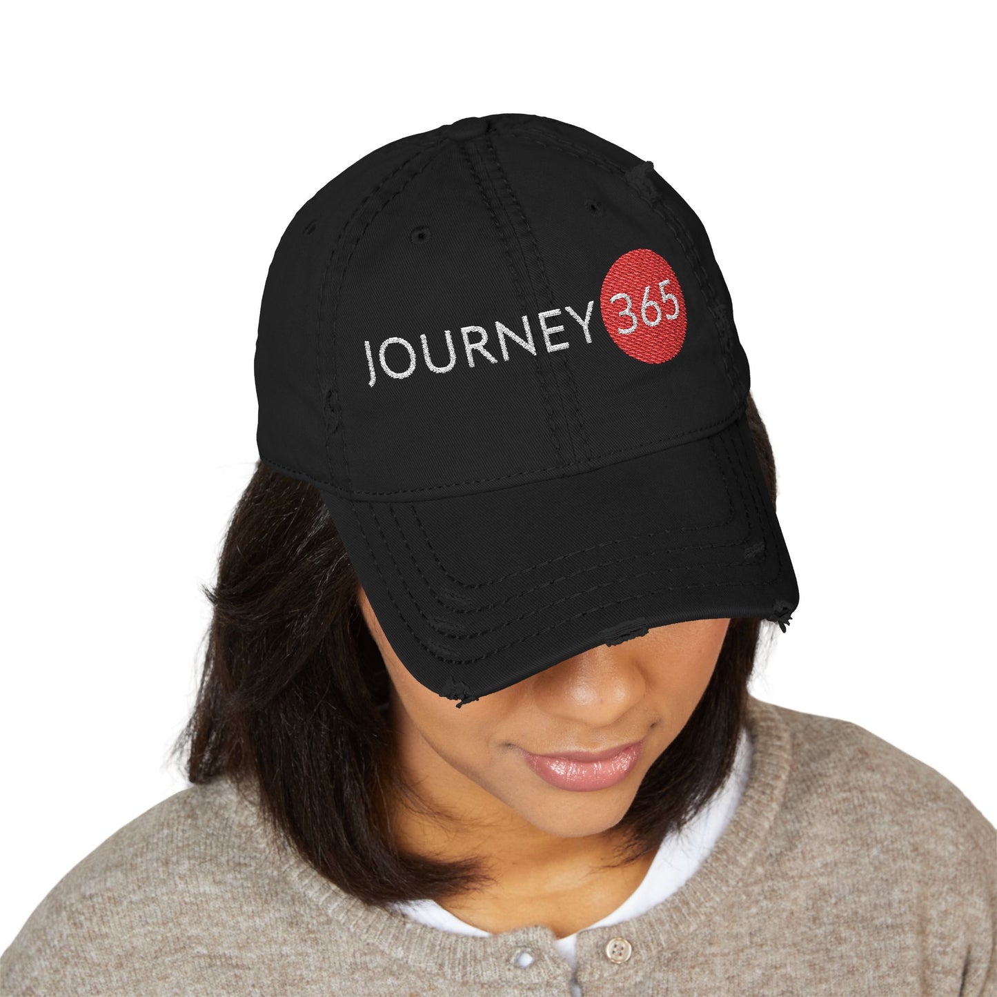 JOURNEY 365 - Stylish Distressed Dad Hat