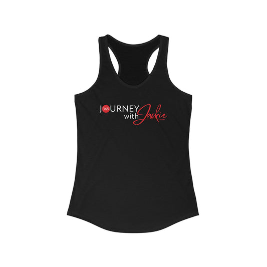 J365 with Jackie - Women's Racerback Tank - Fitness Apparel, Gym Wear, Workout Gear, Motivational Shirt, Fitness Gifts