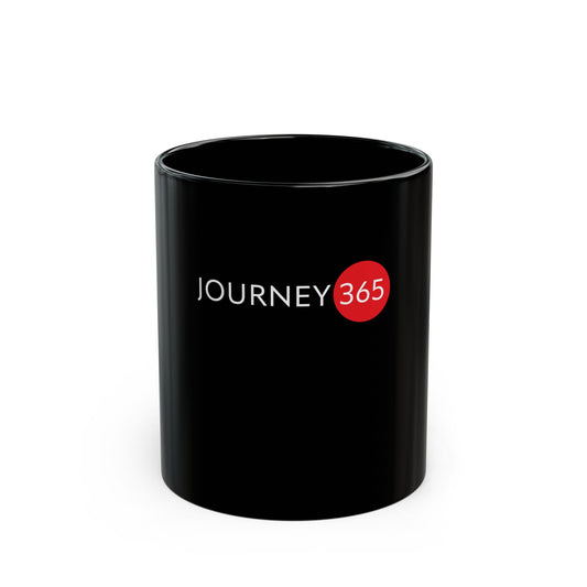JOURNEY 365 - Black Ceramic Mug - 11oz or 15oz