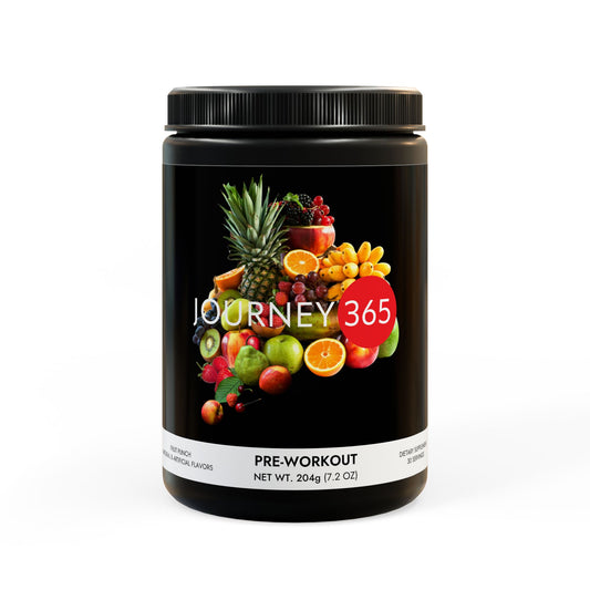 JOURNEY 365 - Pre-Workout Supplement, Fruit Punch (204g, 7.1oz)