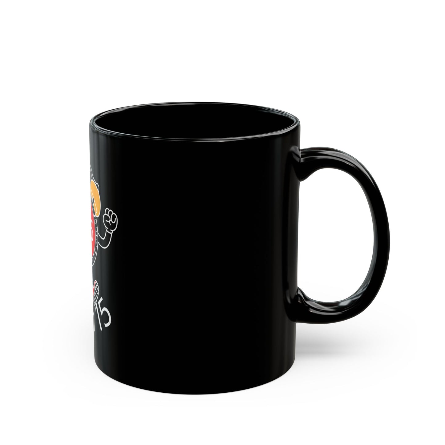 J365 - Fit in 15! - Black Ceramic Mug - 11oz or 15oz